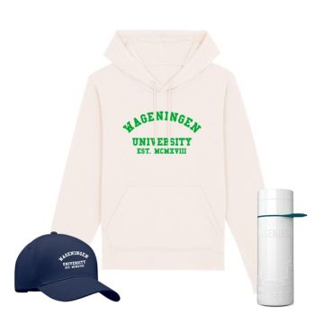 Hooded Sweater Pakket WUR Offwhite
