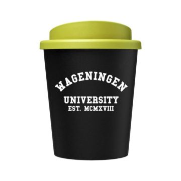 To go beker Wageningen University Zwart - Groen