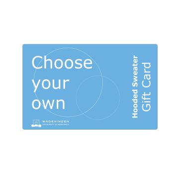 Cadeaubon Wageningen University Hooded sweater inclusief verzendkosten
